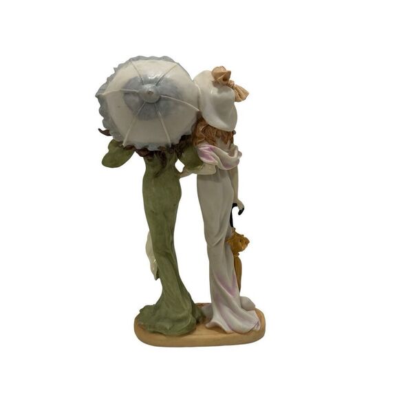 Vtg Mirella Collection Figurine 5.5"x 10.5" Multi Hand-Painted Southern Belles - Picture 8 of 14
